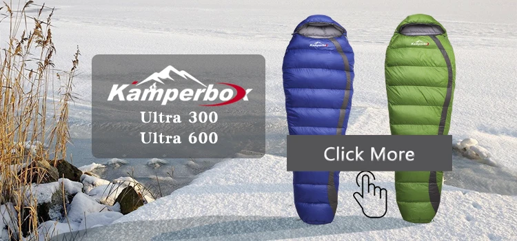 Kamperbox Cotton Sleeping Bag Camping Equipments Cotton Sleeping Bag Outdoor 3 Season Synthetic Sleeping Bag Ultralight Camping