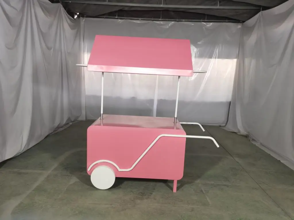 Multifunction Ice Cream Hotdog Hand Carts Street Mobile Food Cart Design Snacks Bread Pastry Concession Trailer