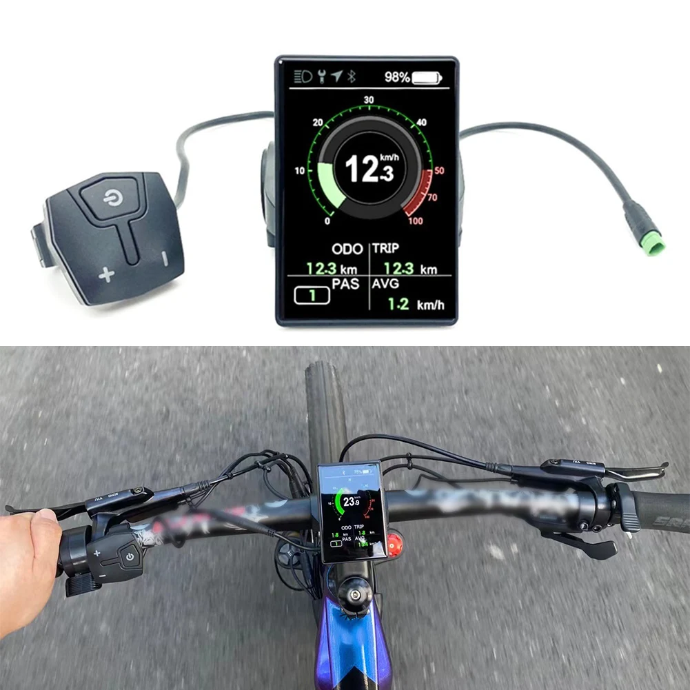 

Electric Bicycle Display For Bafang EB04 BluetoothAPP Smart Color IPS Sunlight Display For M400 M500 E-bikeAccessories