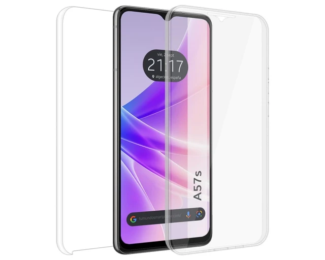 Funda Doble Transparente Pc + Tpu Full Body 360 para Oppo A94 5G