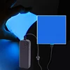 3 Modes Stay on/Slow Flash/Fast Flash El Panel Light 10cm x 10cm DIY EL Panel for Cosplay Party E-sports Room Decoration 1
