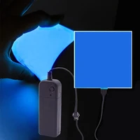 3 Modes Stay on/Slow Flash/Fast Flash El Panel Light 10cm x 10cm DIY EL Panel for Cosplay Party E-sports Room Decoration 1
