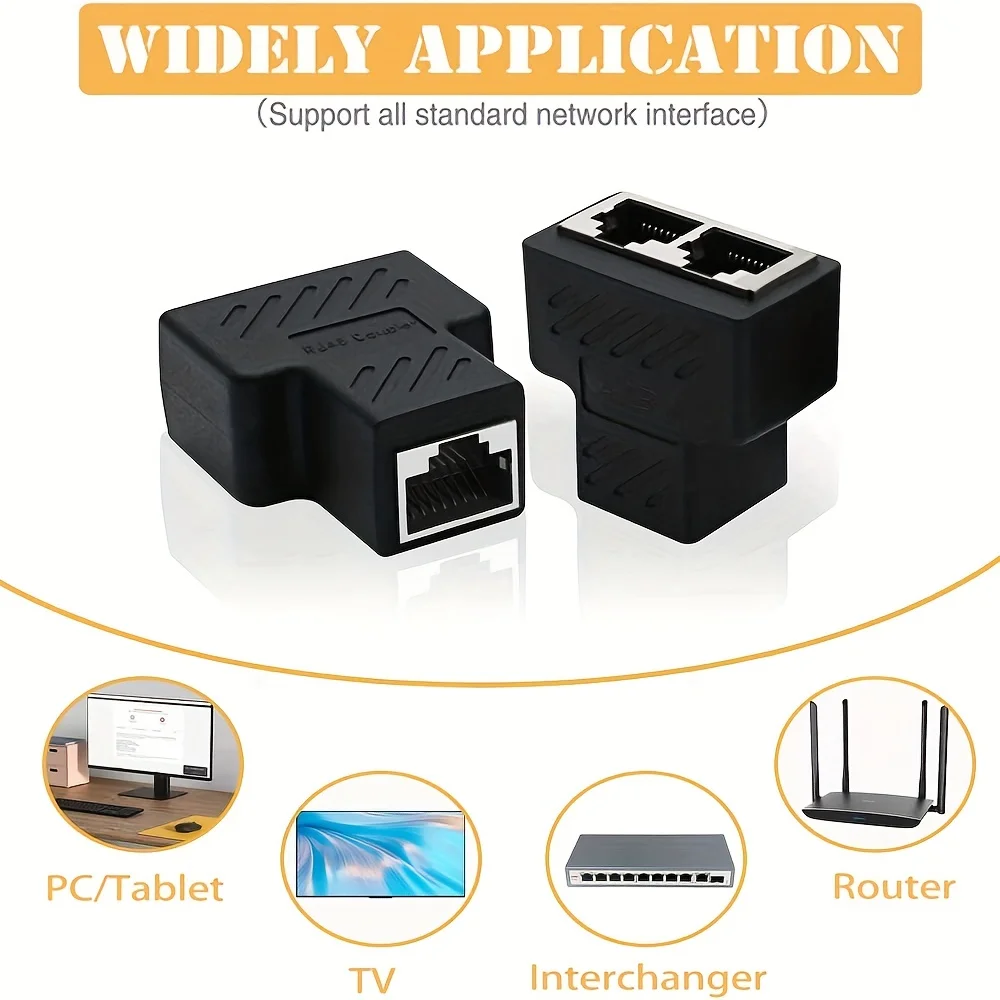 Adattatore Ethernet Rj45 Femmina Femmina in Cavi e Adattatori