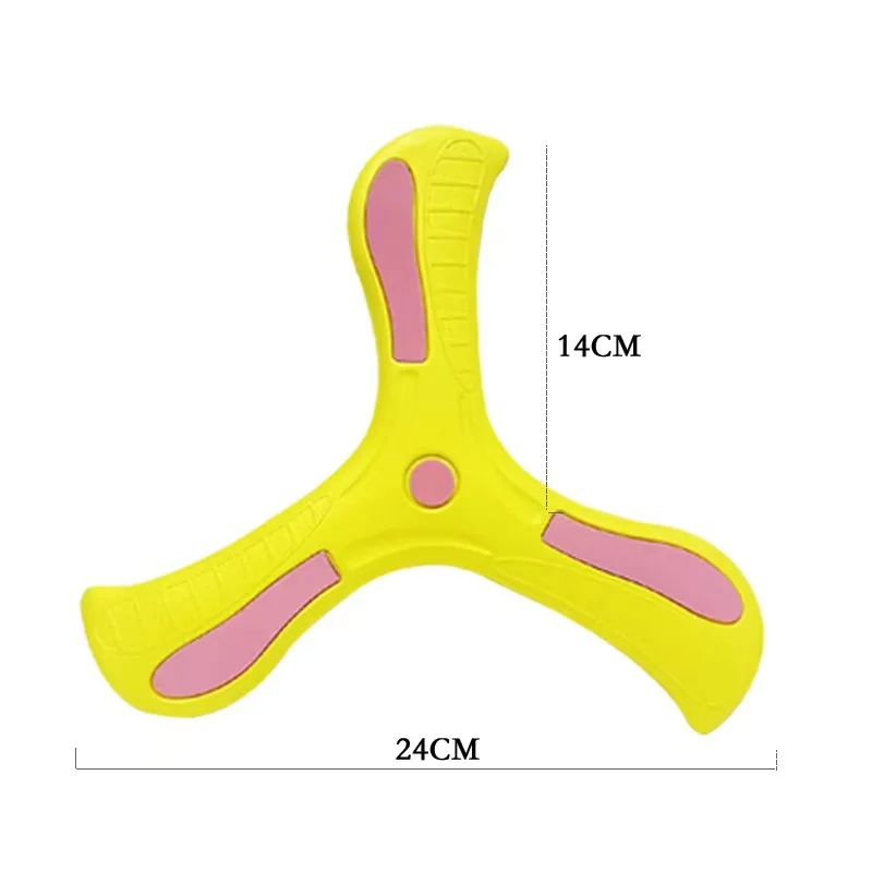 Boomerang soft three-leaf cross, children's outdoor toys, early education stress relief gifts, pet interactive toy,Outdoor toys