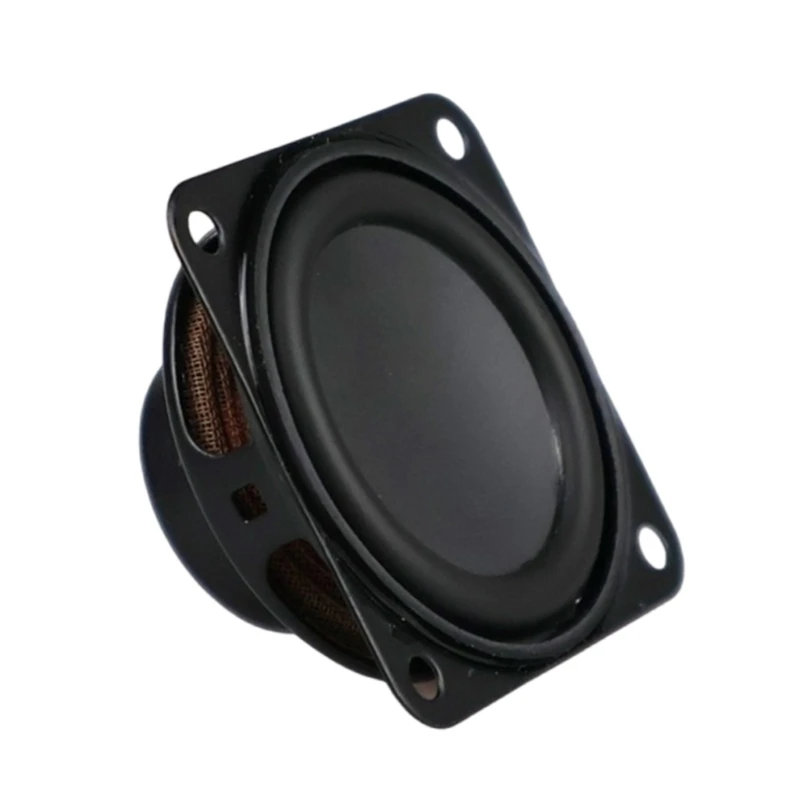2Pcs 40mm 4Ohm 3W Portable Speakers 1.5inch 16 Cores Small Full Ranges Rubber K0AC