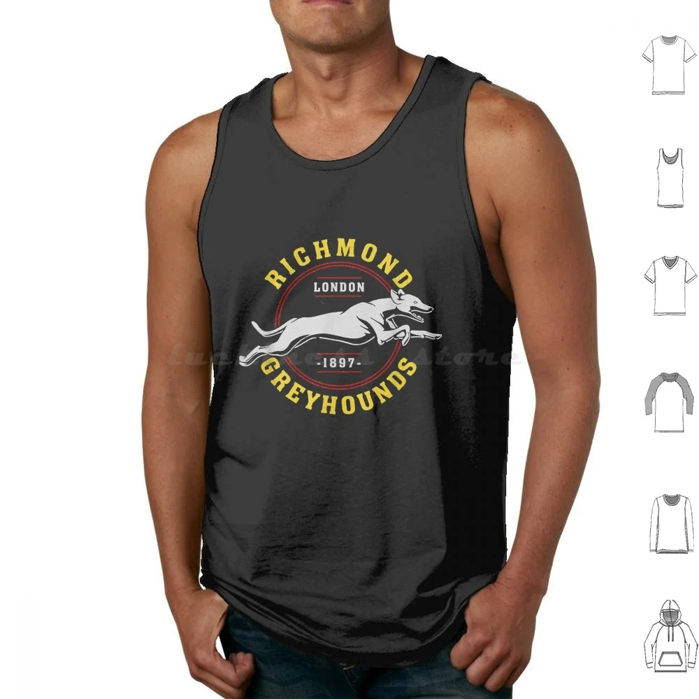 Day Gift Byrd Greyhounds Lon Don 1897 Graphic Per Fan Tank Tops Stampa Cotton Day Byrd Greyhounds Lon Don 1897