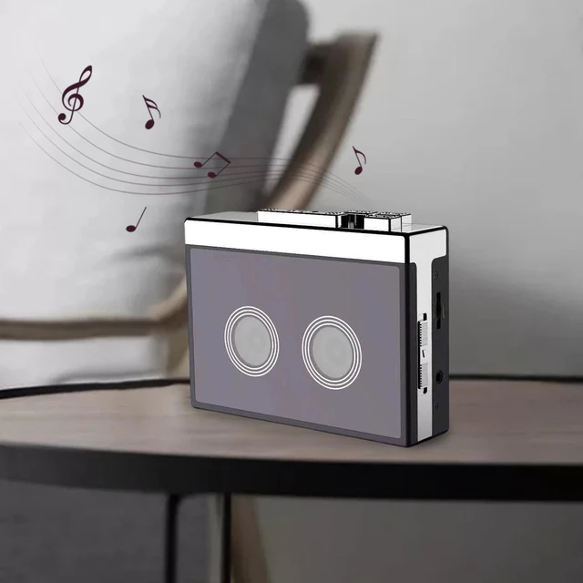 Borne - lecteur et enregistreur de cassettes portatif avec radio