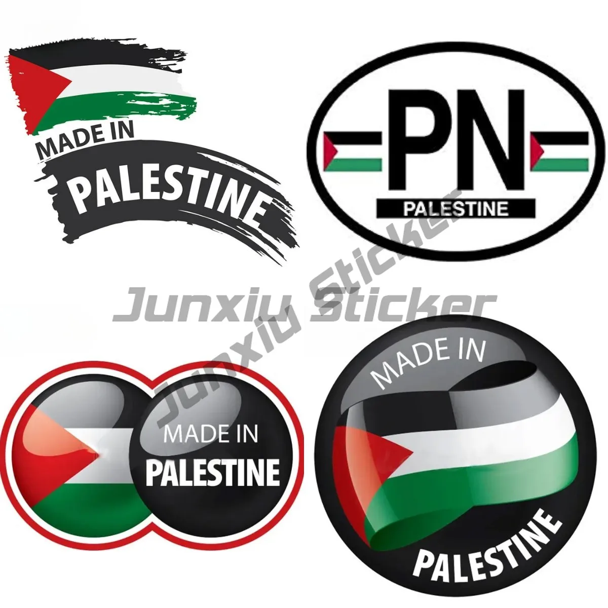 Palestina Car Sticker Moto Racing Bandiera Nazionale Off Road 4X4 Decalcomania World Peace Stickers Accessori Per Auto