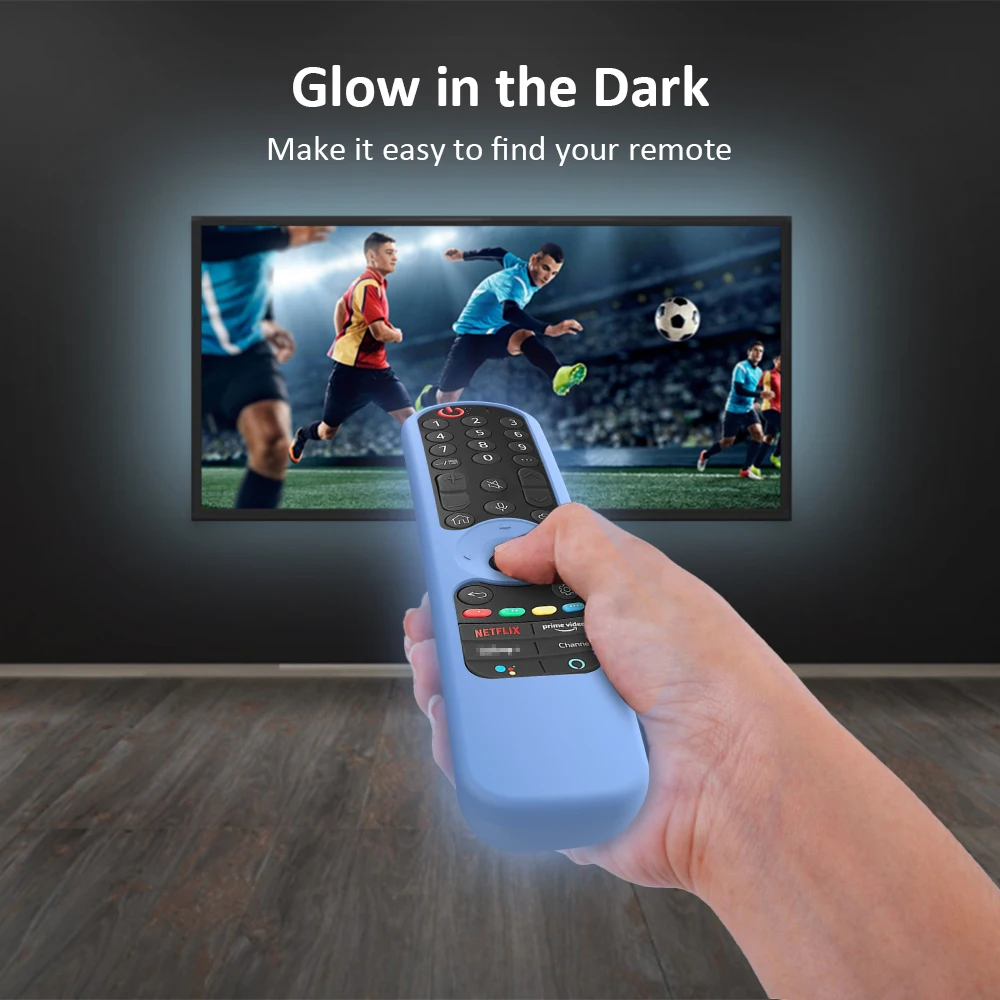 AN-MR21GA Remote Control Silicone Protective Cover LG Smart TV AN-MR21/MR21GC Shockproof Washable Remote Control Soft Case silicone remote case silicone remote cover silicone remote sleeve remote controller cover silicone case protector