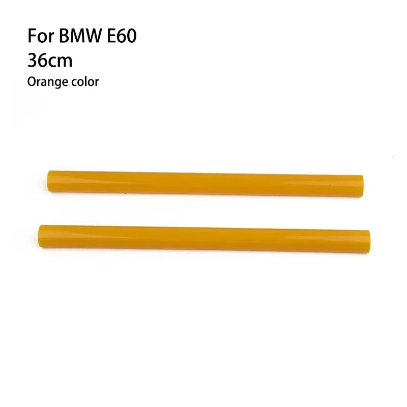 HIBEYO Grille Insert Trim Strips For BMW E60 F52 - PVC V-Brace Cover Decoration (2 Pcs, Yellow) - View #7