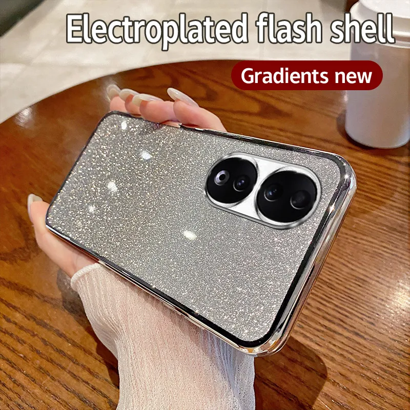 Solid Color Silicone Phone Case with Cute Lens Cover