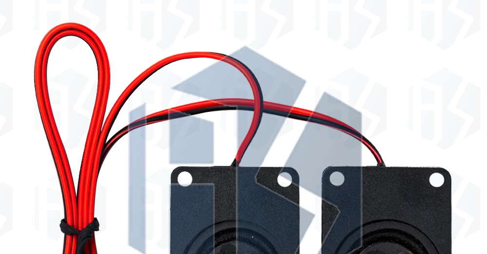 Paar tragbare Audio-Lautsprecher 3070 4 Ohm / 8 Ohm 3W Computerlautsprecher Werbe-LCD-TV-Lautsprecher Rechteckiger Lautsprecher – Detail 5