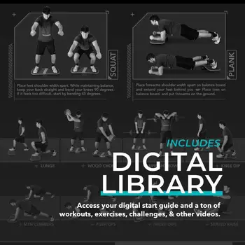 FIT 3-in-1 Exercise Balance Board Training System 5