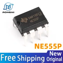50 - Pack NE555P Timer Oscillator Chips with 8 - Pin DIP Sockets - New & Original (NE555P)