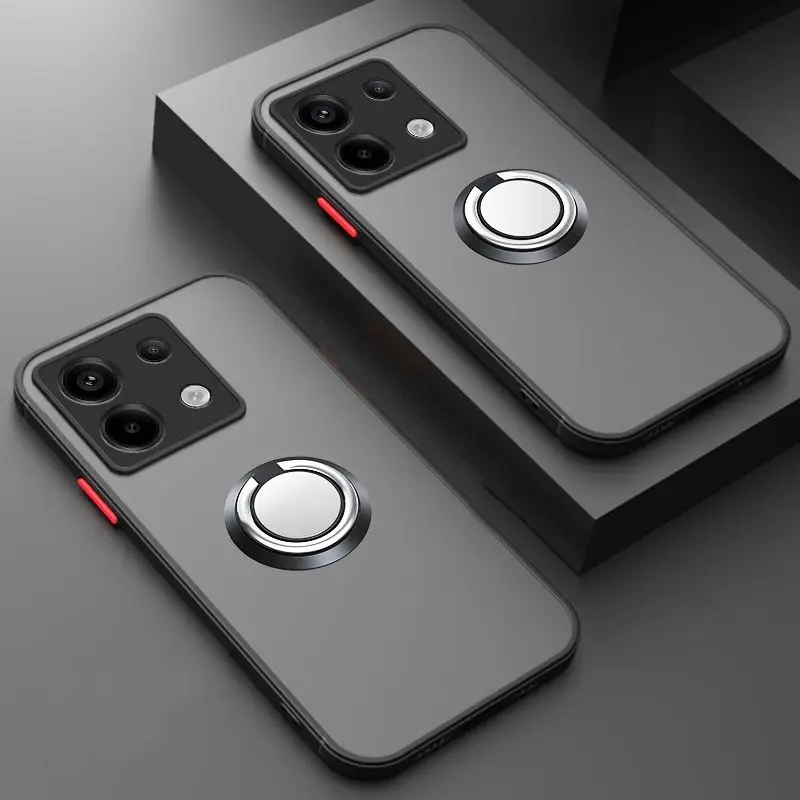 Premium Hard PC Magnetic Ring Protective Back Cover Case for Xiaomi POCO серия