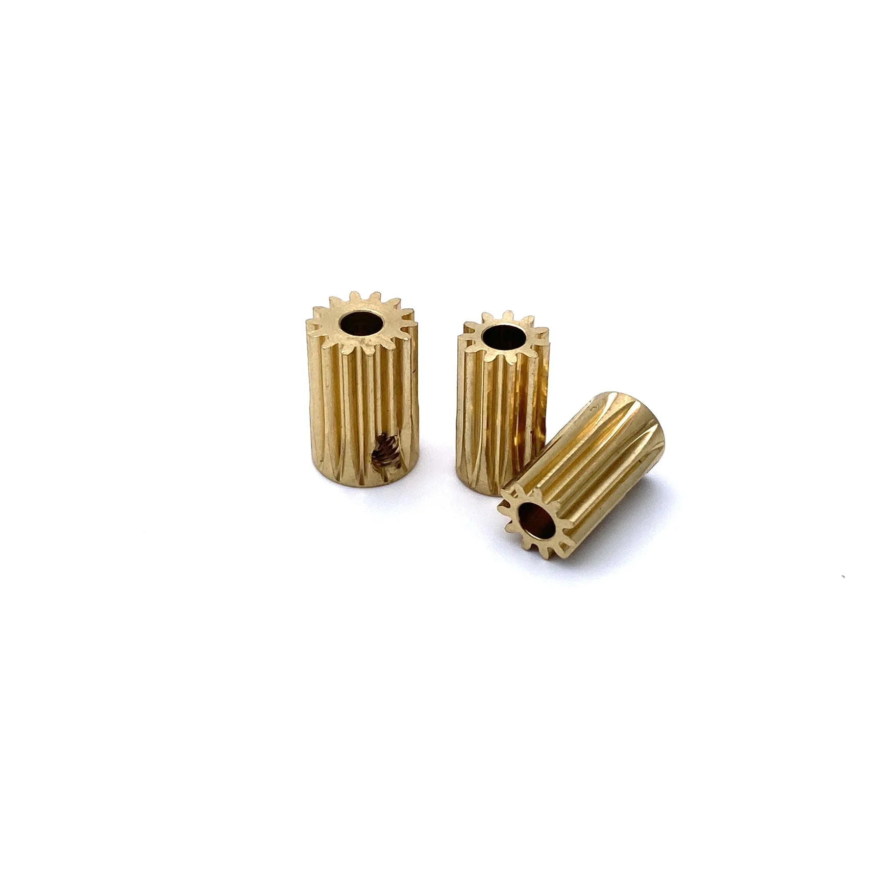 RC Model Metal Pinion 0.5M 3.0mm 9T 11T 12T 13T 14T Height 10/12MM Cylindrical Spur Gear COPPER DIY