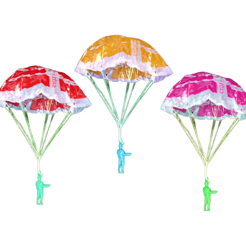 

HUYU Funny Soldier Landing Parachute Family Activity Party Game Supplies