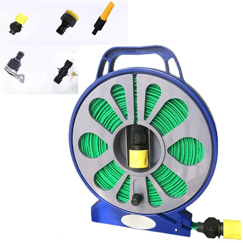 

Портативная водопроводная труба RV 15 м, аксессуары и оборудование для полива сада и мойки автомобилей, конструкция с быстрым разъемом