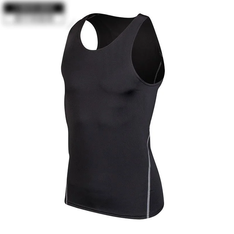 Ionische Formgebende Weste für Männer, Eisseide, schlankmachende Weste, Body Shaper, Kompressionsshirts, Tank-Top, Bauchkontrolle, ärmellose Fitness-Shirts – Detail 9
