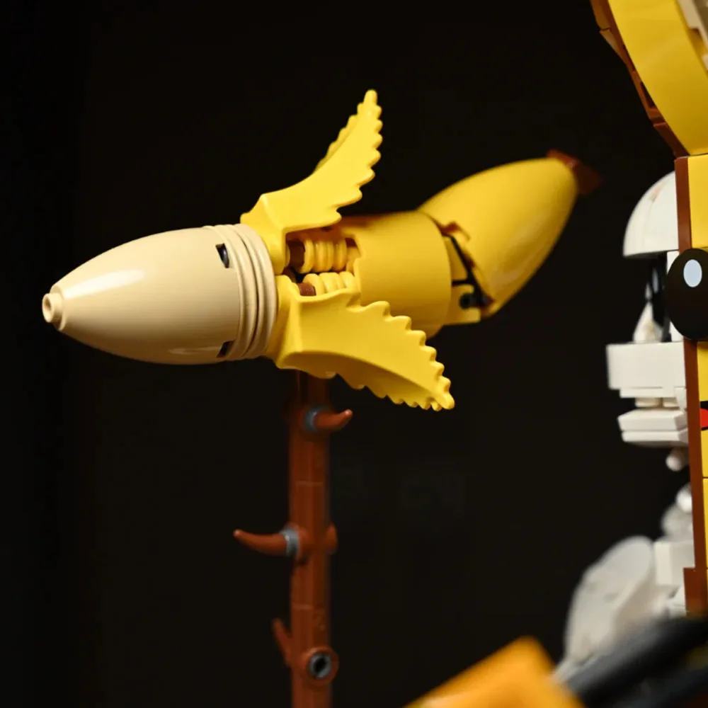 Moc 1414Pcs Movie Game Peely Bone Humanoid Banana Model Bricks 77072 Building Blocks Fortnite Sets Adults Toys Christmas Gifts building blocks,construction blocks,anime block toys