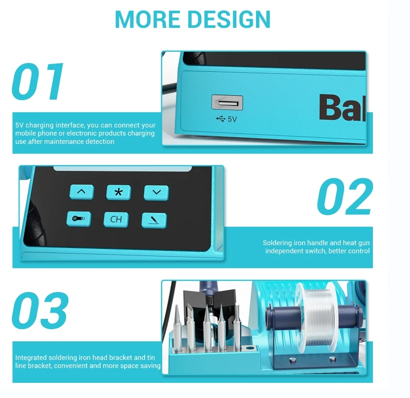 바콘 BK602S 납땜 리워크 스테이션 OEM/ODM 맞춤화 서비스 제공, 1998년부터 글로벌 기계 브랜드에 제공