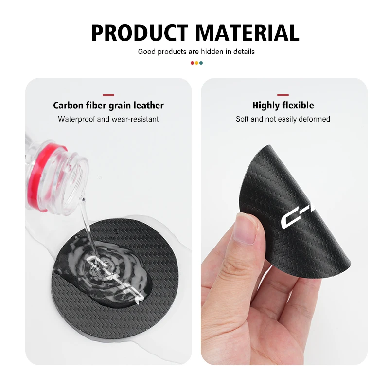 Car Coasters Water Cup Non-Slip Mat 2Pcs For Toyota C-HR CHR Fortuner cup holder coasters car coaster pads