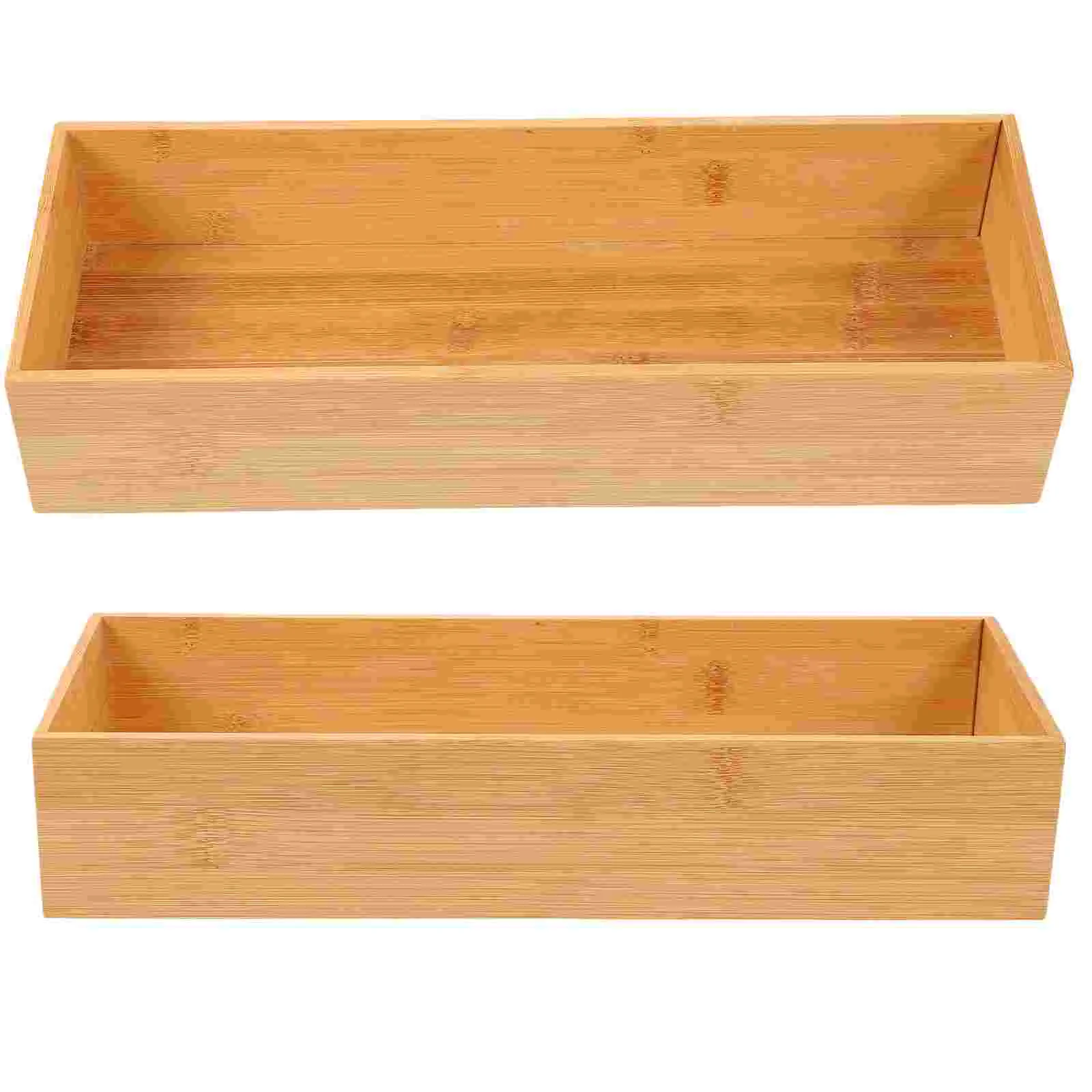 

Utensil Organizer Silverware Tray Cutlery Holder Flatware Containers Kitchen Drawer Organizer Wooden Storage Box