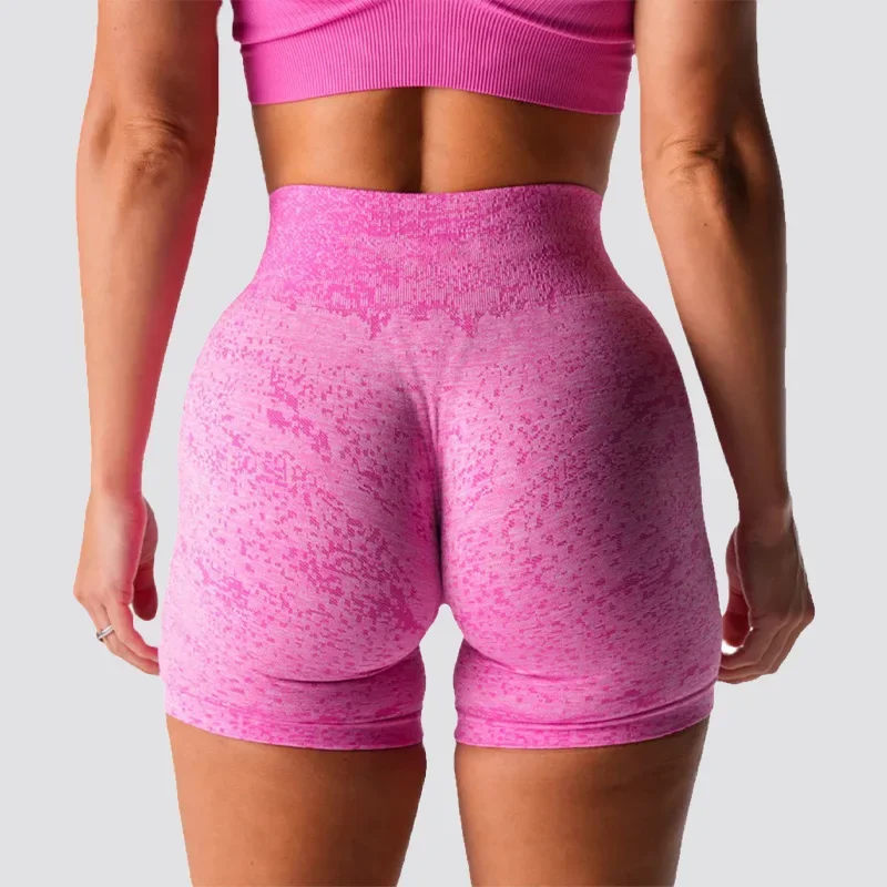 NVGTN SCRUCNH Best Seller Camouflage Yoga Shorts European and American Cross-Border Shorts Three-Quarter Length Yoga Pant