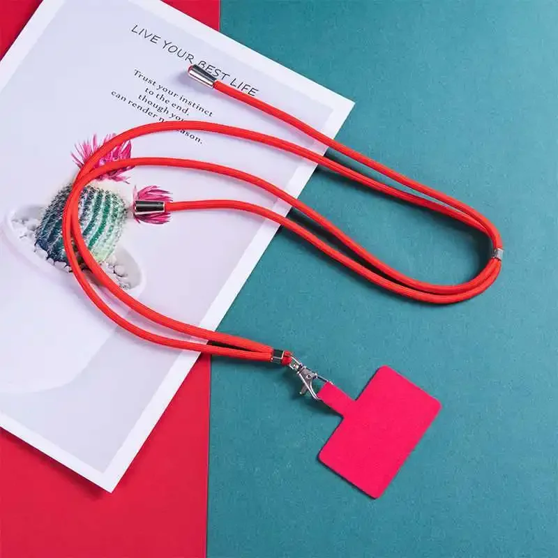 Adjustable Universal Phone Lanyard with Detachable Neck Strap and Card Holder