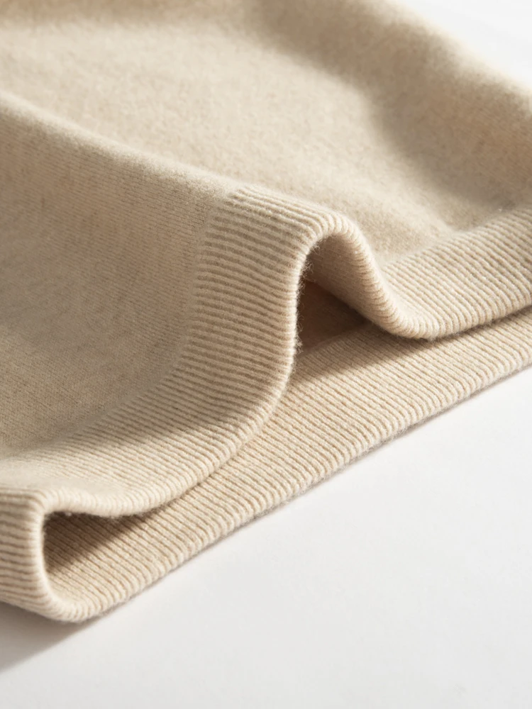 Women's Pure Cashmere Long Skirt - Material Detail