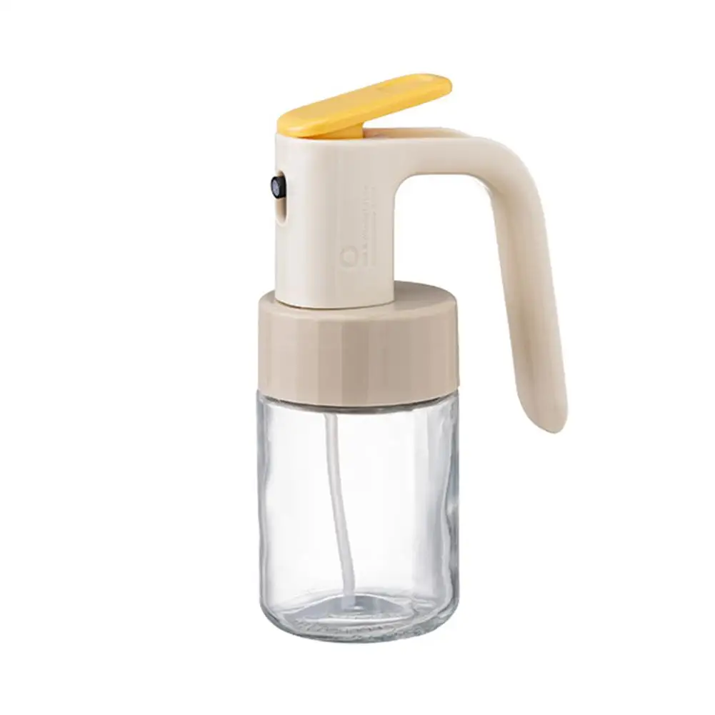 1 Pcs Oil Spray Kettle Spray Pour Dual Purpose Glass Oil Bottle Barbecue Camping Seasoning Bottle Household Kitchen Supplies