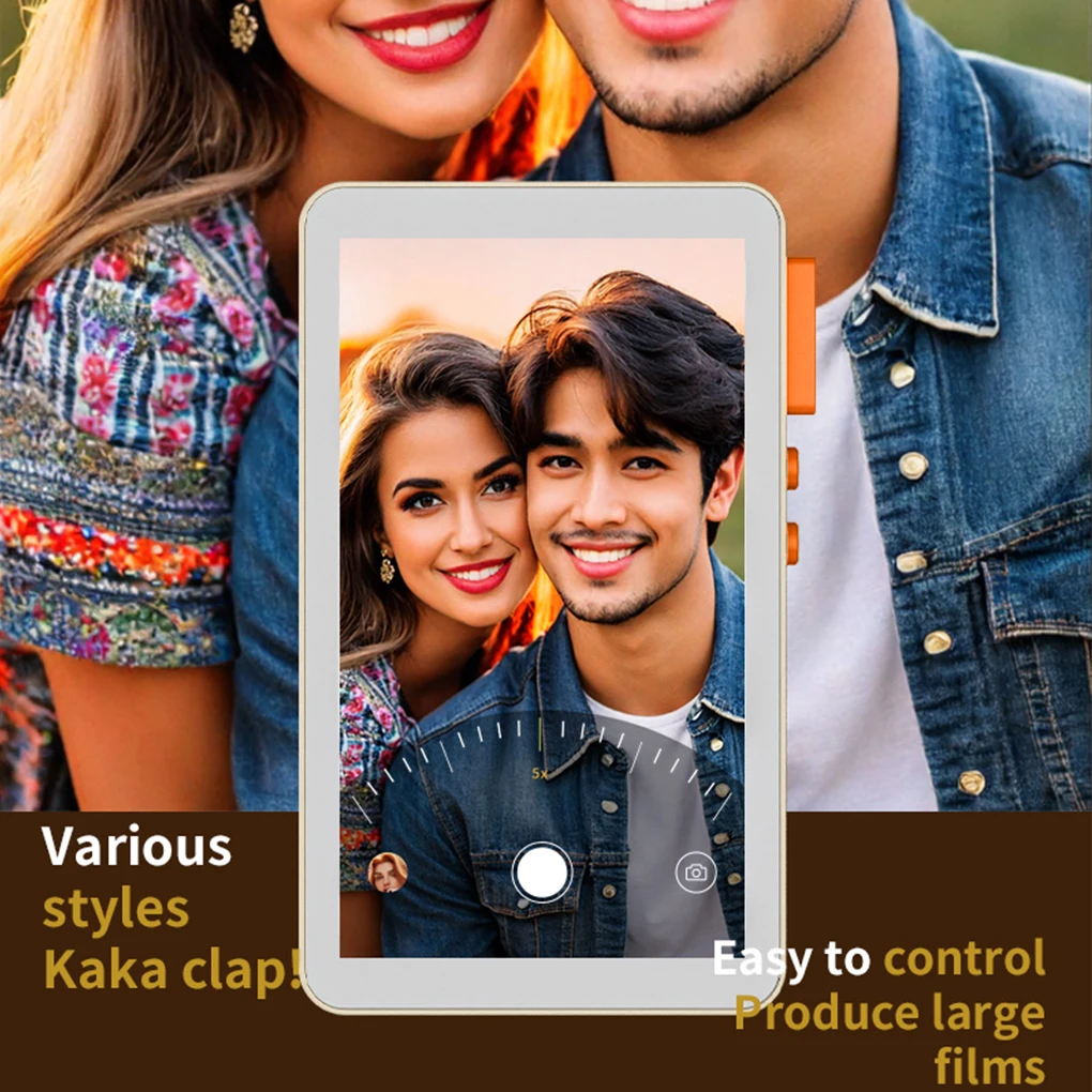 RK-X40F 8 in 1 Mobile Phone Selfie Screen Device Rear Camera Wireless Screen Projection Sharing Sound Focusing with Stand