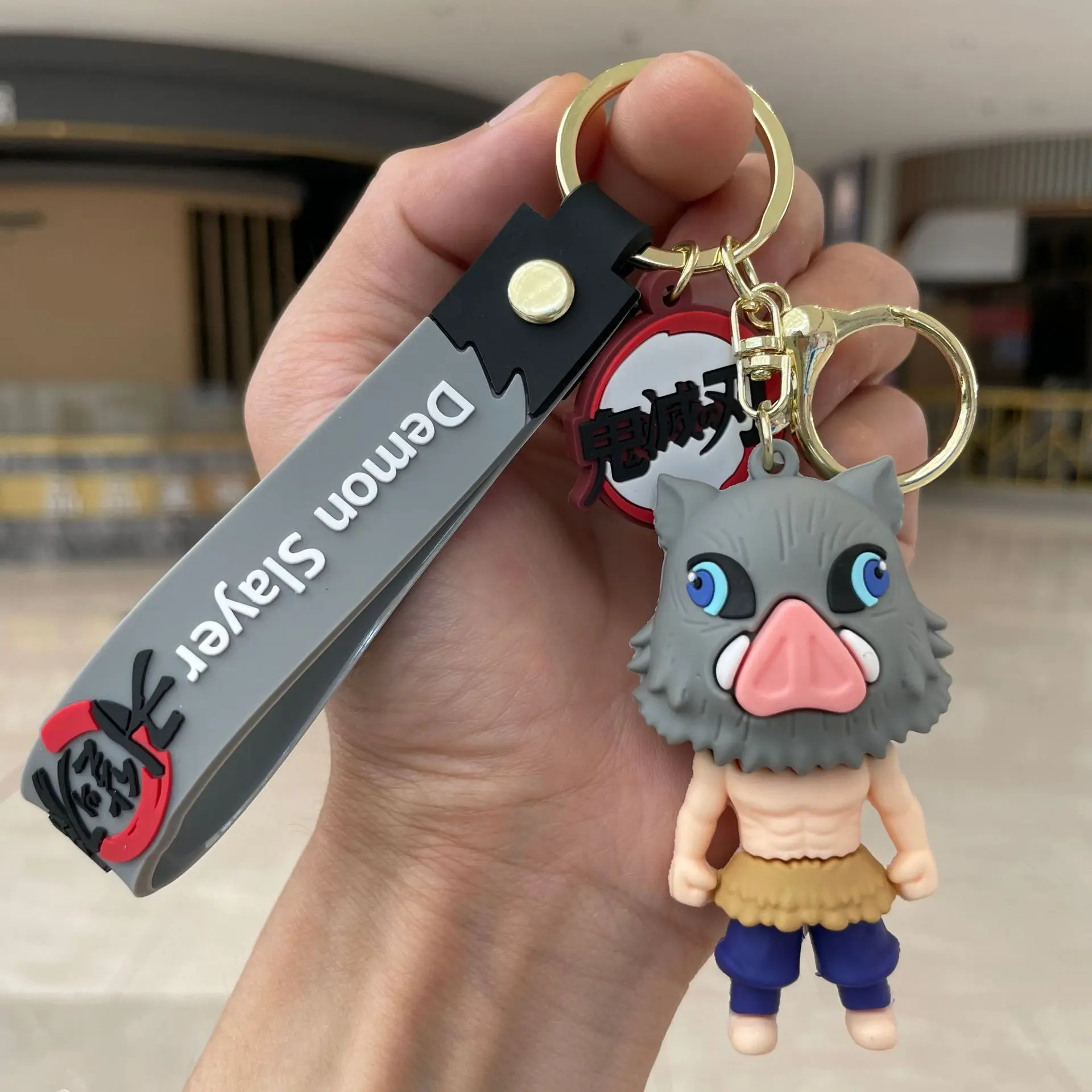 Demon Slayer Keychain Bag Pendent Anime Cute Kamado Nezuko Kamado