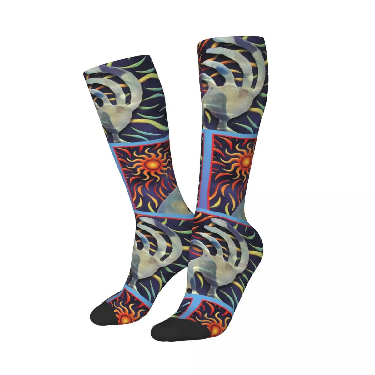 

Spring Kokopelli Hopi Kawaii Socks Gym Cartoon Pattern Socks Adult Child