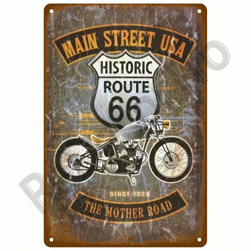 Retro Motor Öl Gas Reifen Racing Zinn Zeichen Poster Eisen Platten Metall Zeichen Garage Bar Pub Club Mann Höhle Wohnkultur Wand Dekor Kunst – Detail 16