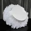 Flower Girl Baskets The Fabric Lace Rhinestones Decoration Handle Flower Girl Basket White Flower Basket Wedding Flower Basket 3