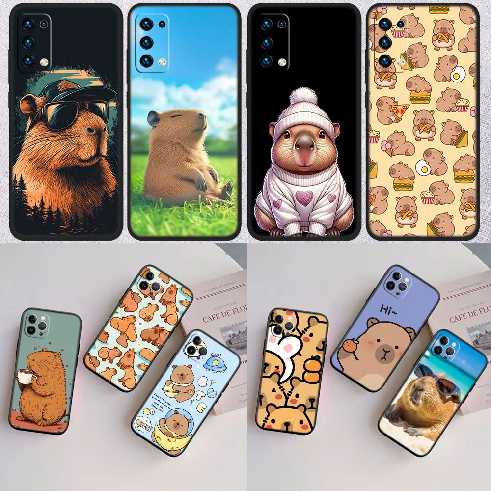 Cartoon Capybara Cute Shell Phone Case