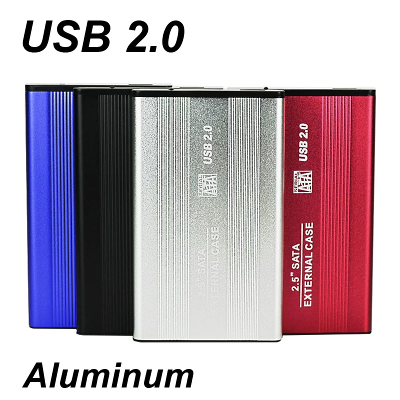 Aluminum USB Type-C External Hard Drive Enclosure with LED Light