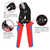 Multi Jaw Crimping Pliers Kit for Automotive Plug-in Crimping Pliers  Bare Terminals Insulated Terminals Tubular Terminals 6