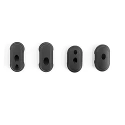 Electric Scooter Charging Port Dust Plug - Durable Rubber Silicone Sleeve Cover (B-4PC)