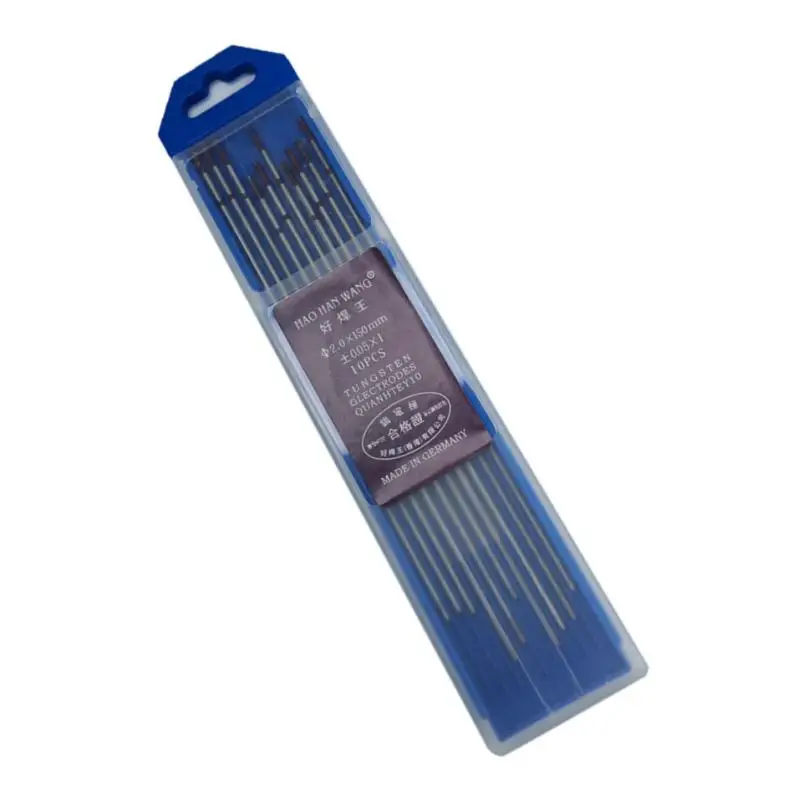 10 Pieces TIG Welding Tungsten Electrodes Tungsten Steel (Grey,) 5