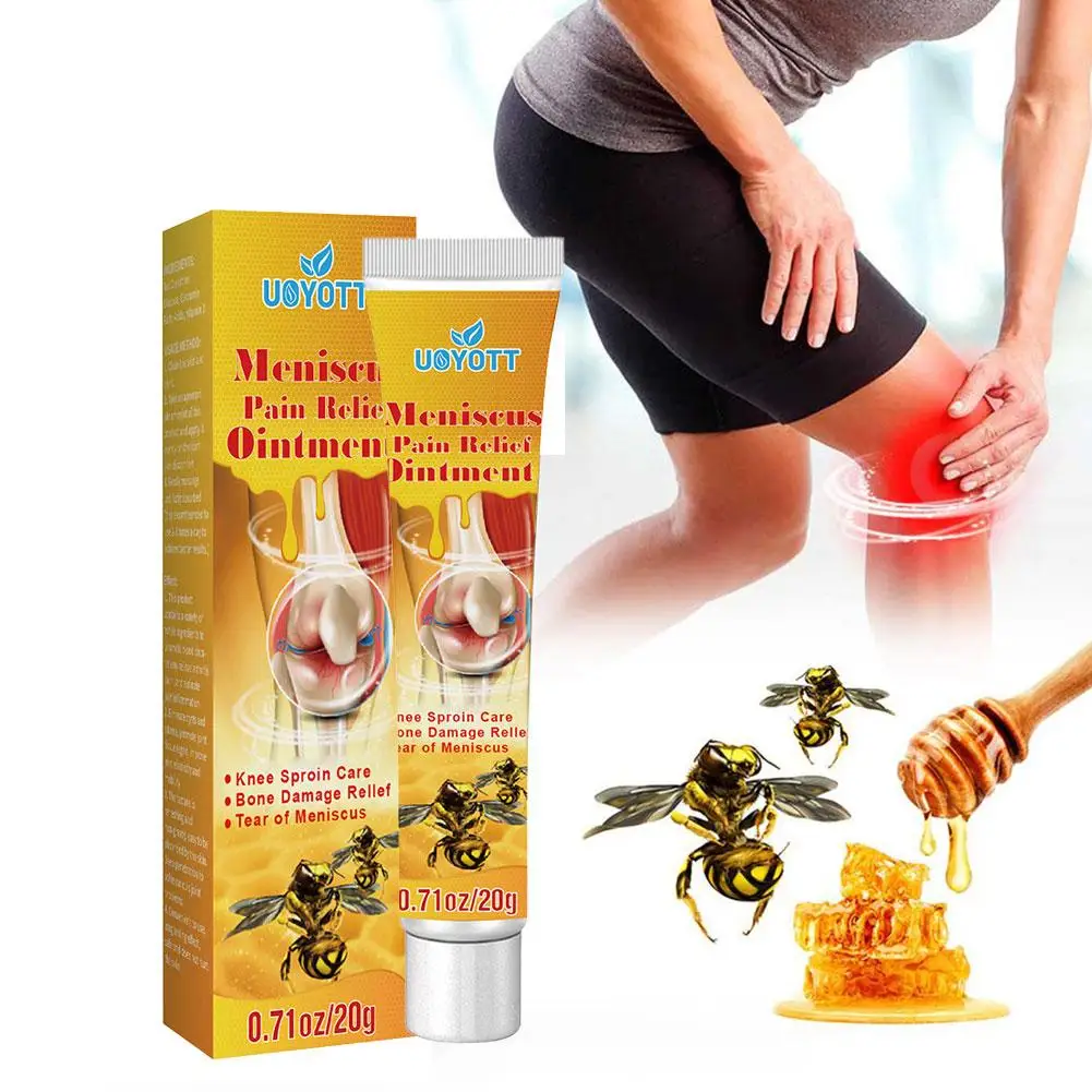 Bee Venom Pain Relief Cream Knee Joint Sprain Analgesia Ointment Rheumatic Arthritis Joint Painkiller Plaster 1/3/5PCS