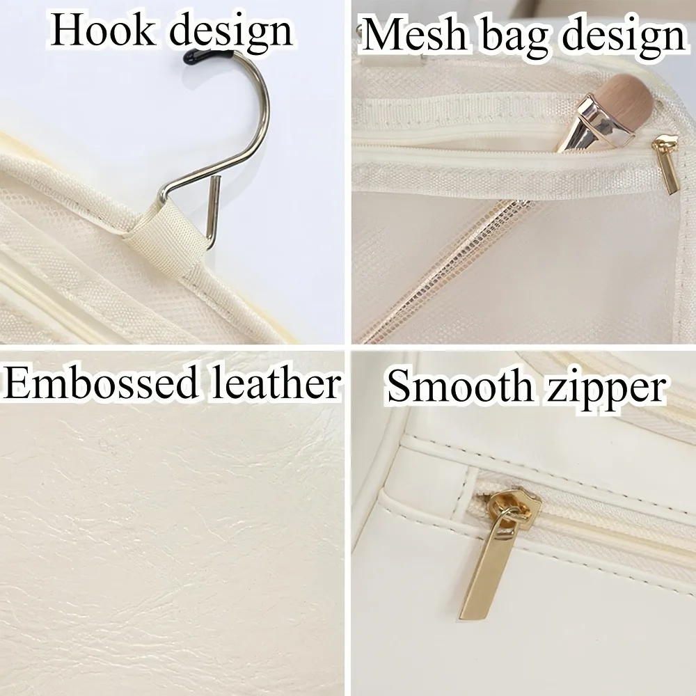 Leather Travel Cosmetic Bag 3