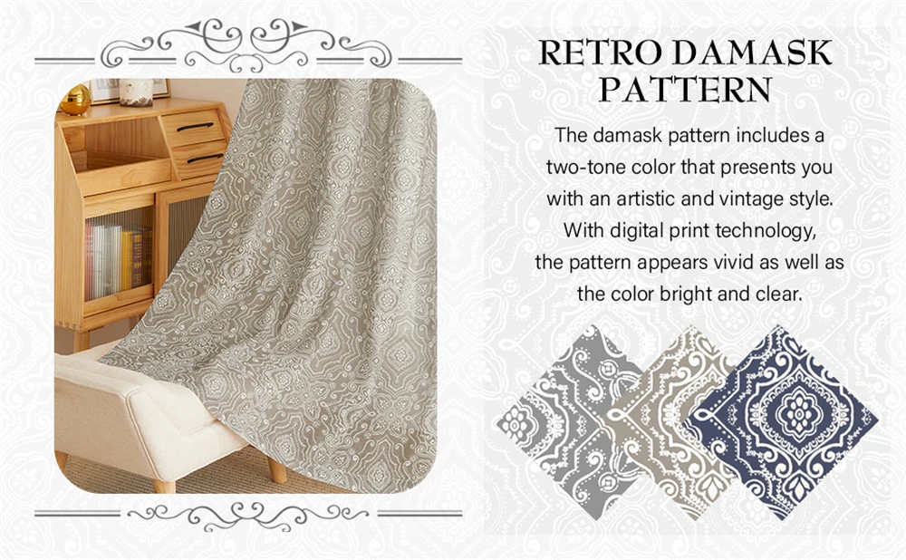 NICETOWN 1PC White Leaves Sheer Curtains Curtain for Living Room Kids Bedroom Decor Tulle Curtains