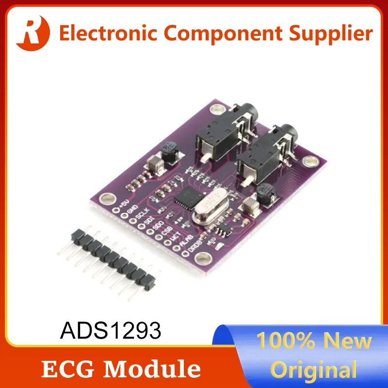 ADS1293 Digital Electrocardiogram(ECG)Module 3Channel 24-Bit Analog ...