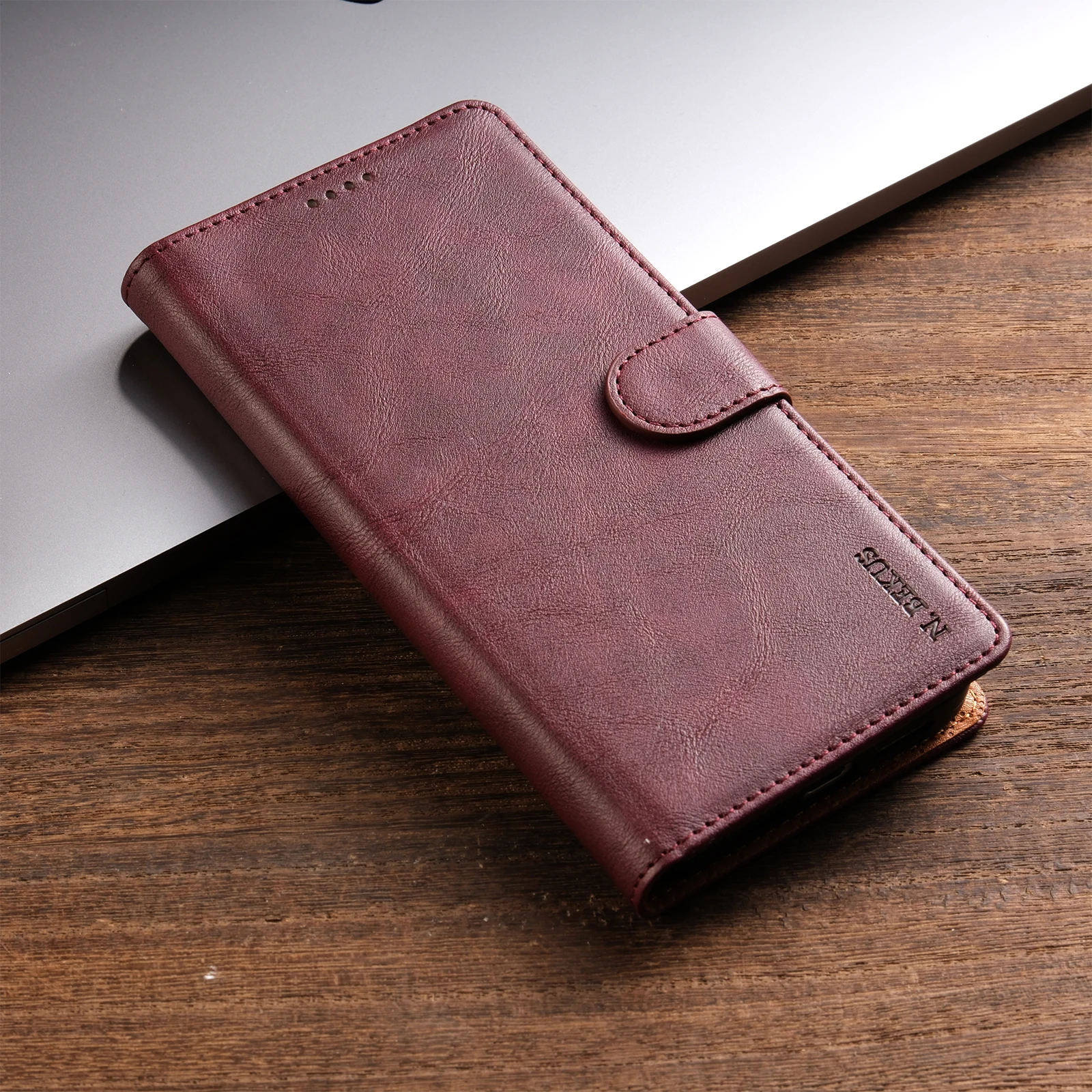 Premium Flip Leather Wallet Case - Sleek and Durable Cover