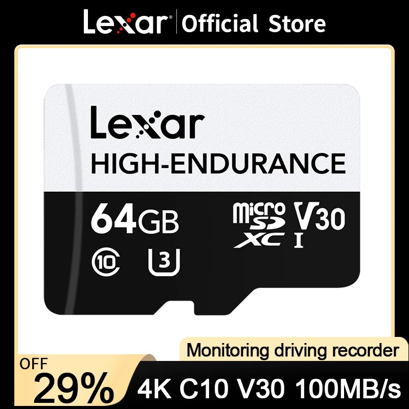 Lexar 128gb Tf Cards High Endurance 32gb 64gb Memory Card Sdhc Sdxc V10