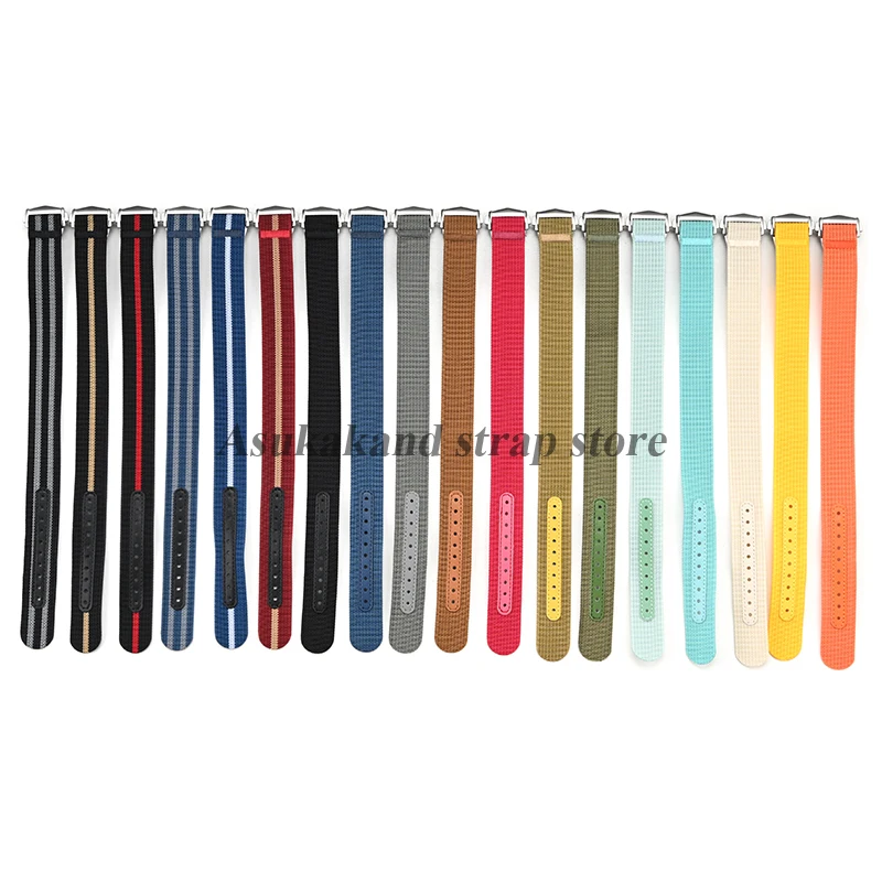 Premium Nylon Waterproof Watch Strap with Folding Buckle - Unisex Accessory