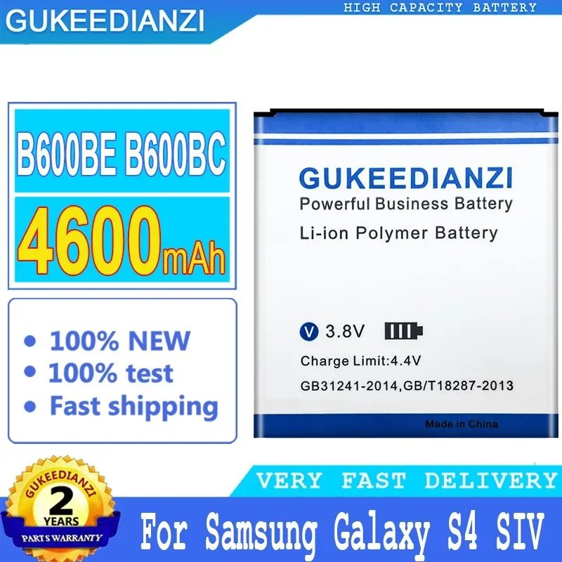

GUKEEDIANZI Battery for Samsung Galaxy S4, B600BE, B600BC, S4 Active, i9500, i9505, i9295, G7106, G7100,for Galaxy S4 Active