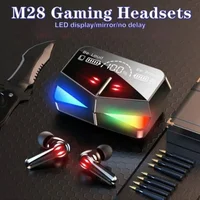 Original M28 PRO 5.1 earphones Bluetooth wireless earbuds low latency headphones HD call noise reduction gaming headset with mic 1